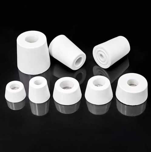 White Rubber Foot Pads Protector Pads Table Chair Furniture Feet Leg Pads - Picture 2 of 8