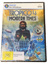 Tropico 4 Modern Times *Sealed* PC DVD Expansion Pack Only