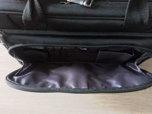 Samsonite Wheel Rolling Carry-On Black Briefcase Luggage Overnight Bag 16.5” - Picture 6 of 11