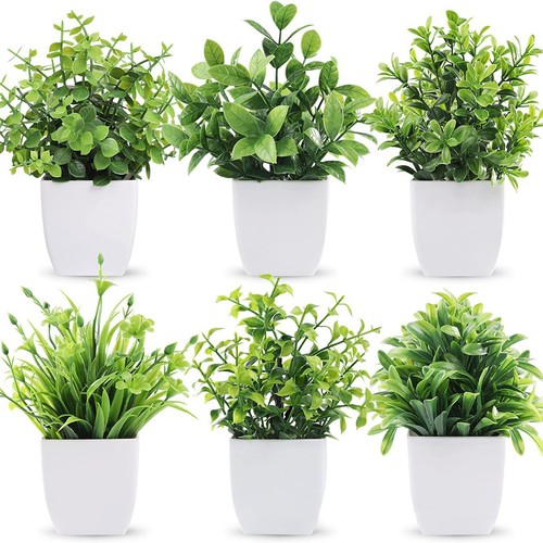 Artificial Bonsai Vivid Non Wither Realistic Decorative Fake Eucalyptus Plants