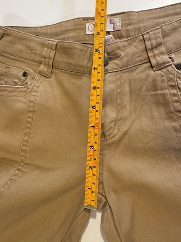 OP Juniors Pants Low Rise Straight Leg Tan Size 9 Casual Work Office School - Picture 7 of 10