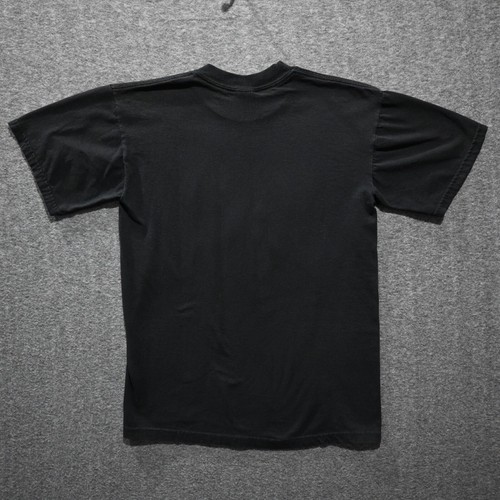 Cross Piston Oklahoma Saloon T-shirt Mens Size Small Black Motorcycle Biker Bar - Picture 6 of 11