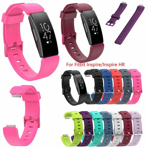 Neu Silikon für Fitbit Inspire HR Sport Armband Armband Mode Band Ersatz - Bild 1 von 36