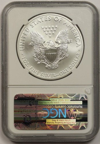 2012 Silver Eagle $1 NGC First Releases MS 69 1 oz Fine Silver - Picture 2 of 4