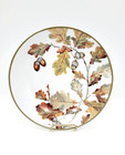 Williams Sonoma Acorns & Oak Leaves Dinner Plate Fall Thanksgiving