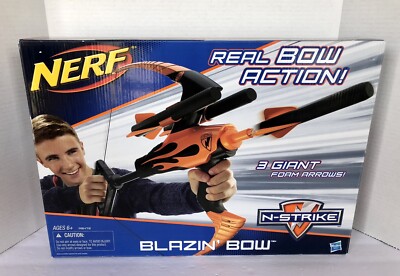 Nerf BLAZIN' BOW N-Strike & Arrows Item No. A5472 - 2013 Hasbro - NEW in Box 