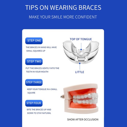 3 Stage Dental Orthodontic Teeth Corrector Braces Tooth Retainer Straighten Set - Picture 8 of 16