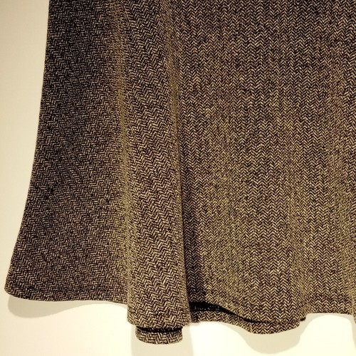 Abercrombie & Fitch Rock SMALL grau ausgestellt Skater Tweed-Look Mini sehr guter Zustand - Bild 3 von 8