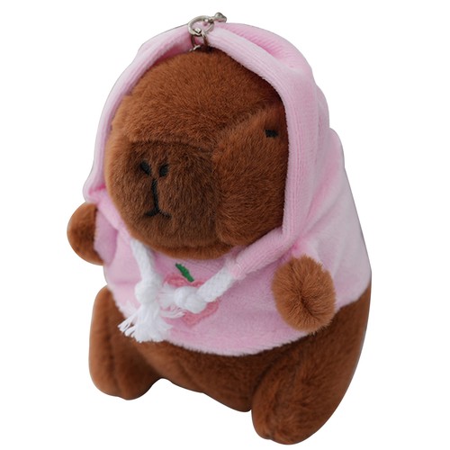 Capybara Plush Keychain Plush Animal Keychain Toy Animal Toy Plush Dolls Pendant - Picture 2 of 16