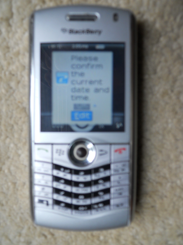 Vintage BlackBerry Keyboard Camera Cell Phone.