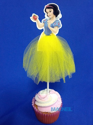 Decoraciones para adorno de pastel de fiesta de cumpleaños para niñas - Princesa congelada Elsa Anna - Imagen 12 de 16