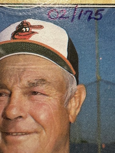2004 Topps Earl Weaver Sealed Originals Signature Edition #2/175 Orioles⚾️ - Picture 3 of 7