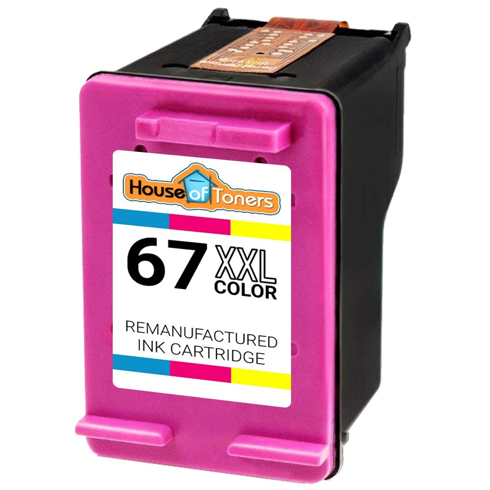 Printer Ink Cartridge for HP 67 XL fits ENVY 6055 6455 6058 6075 6452