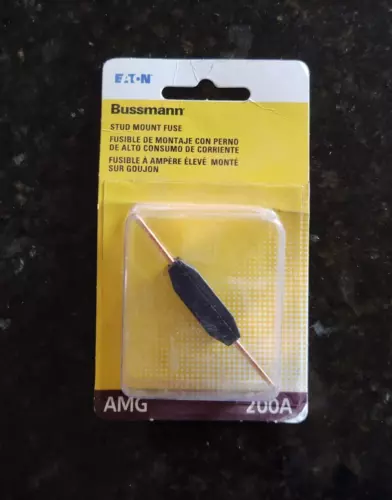 BP AMG 200A  EATON BUSSMAN HIGH AMP STUD MOUNT FUSE AUTO MARINE MADE IN USA