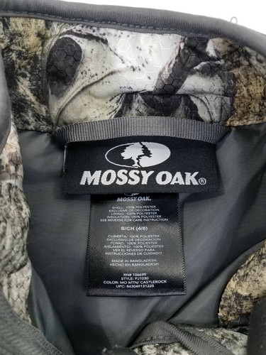 Mossy Oak Puffer Jacket Adult Small Womens Full Zip Light Insulated (4/6) B15 - Picture 4 of 9