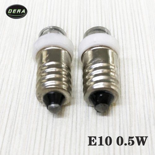E10 0.5w 3v 4.5v 6v led flashlight bulbs torch mini led bulb lights 0.5watt - Picture 2 of 12