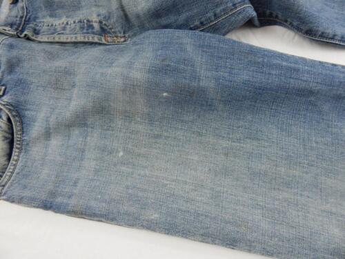 7 For All Mankind Jeans Relaxed Straight Waist 36 Leg 34 W36 L34 Button (Q4156) - Picture 10 of 10