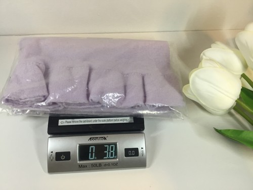 Vince Camuto Rüschen 100 % Kaschmir Strick Schal FLIEDER lila neu 12" x 65" - Bild 7 von 22