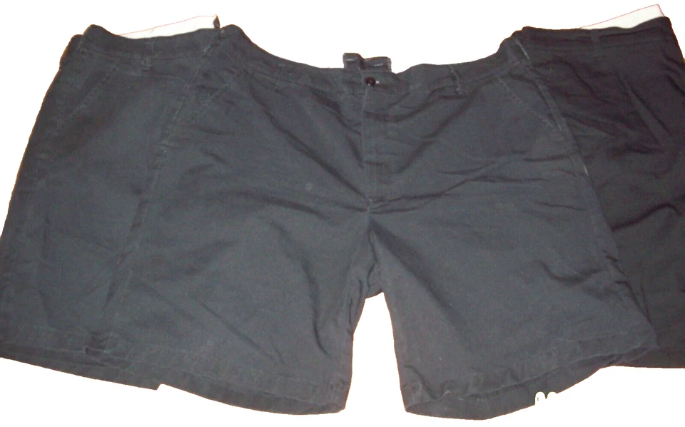 Red Kap Shorts LOT 3 Pair Mens BELTLOOPS Pockets WAIST 42 BLACK Work INSEAM 9" - Image 3 of 4