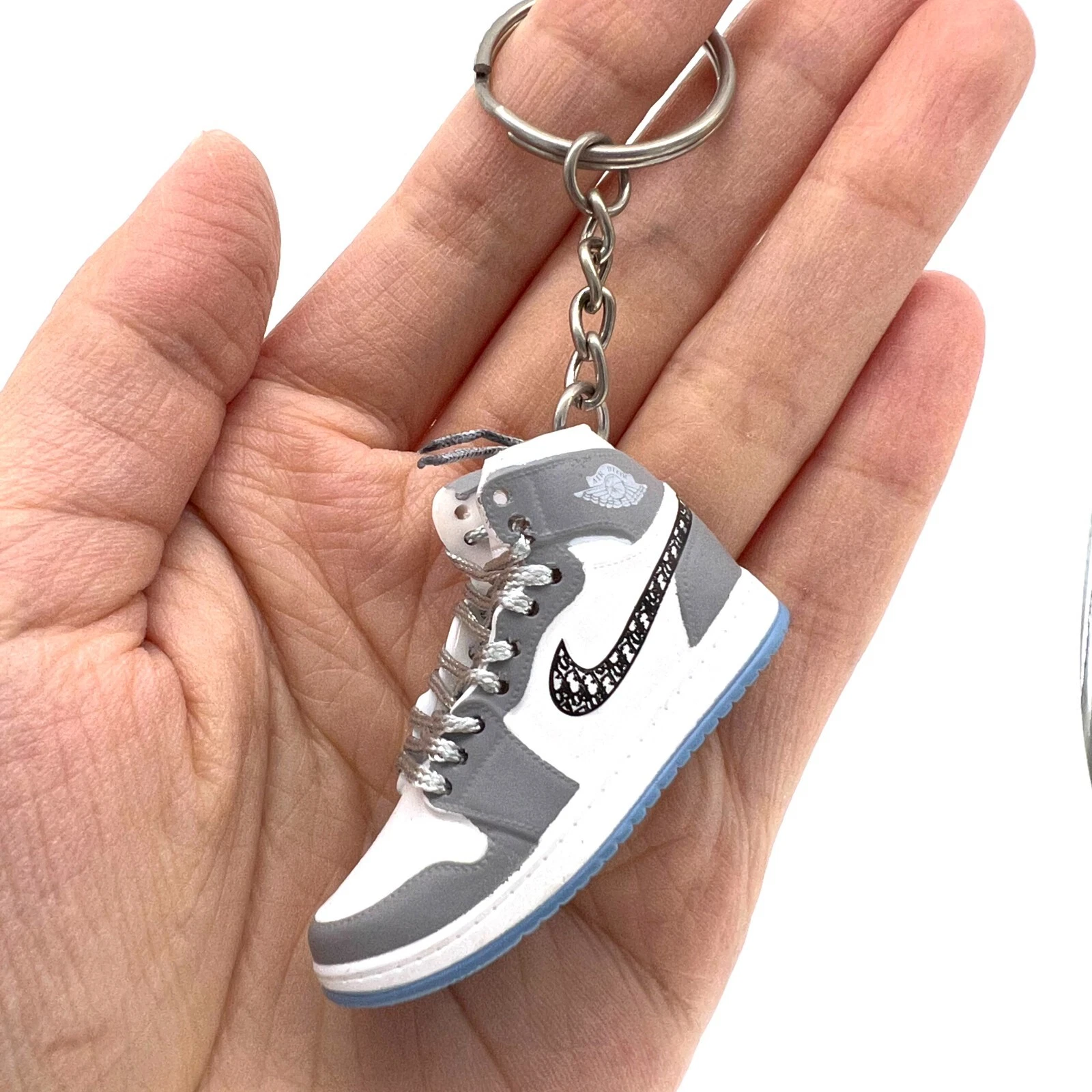 Air Jordan Mini Porte clés Baskets avec Boîte à Chaussures 3D Cadeau/Charm Haute Qualité