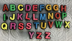 alphabet jibbitz