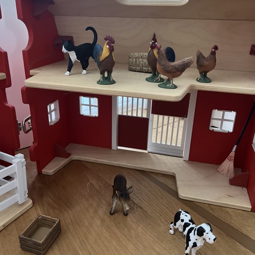 Schleich Barn 42028 Retired w/ Animals etc + Horse Float + Ranch + Stall 42368 - Picture 4 of 6