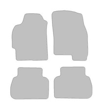 Fußmatten-Set für Chevrolet Leganza (1997-2004) Dura graphit