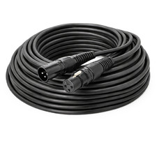 DMX Cable 20m / 65.61ft LEDJ 3 Pin High Quality Pro Lighting Male to Female Lead