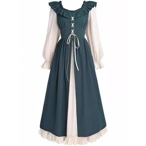 For Cosplay Events Gothic Gown Fantasy Gown Gothic Festivals Brand New Condition - Picture 3 of 20