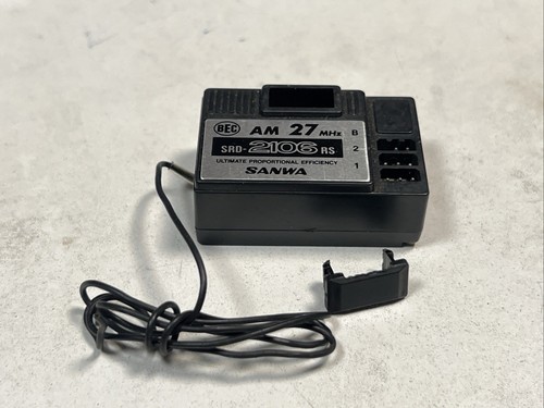 Gebrauchter Vintage SRD-2106RS Sanwa AM 27 Receiver ungetestet zeitkorrekte Restauration