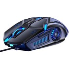 1Pc Praktische USB-Gaming- Modische, langlebige Home Mouse (Schwarz)
