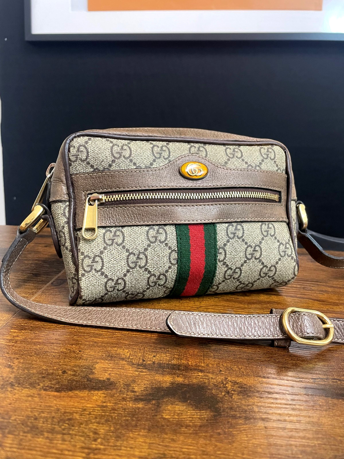  Gucci Ophidia GG Supreme Mini Bag