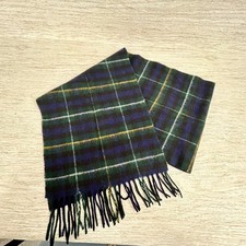 Christian Dior Monsieur 100 Merino Wool Plaid Scarf Made in England