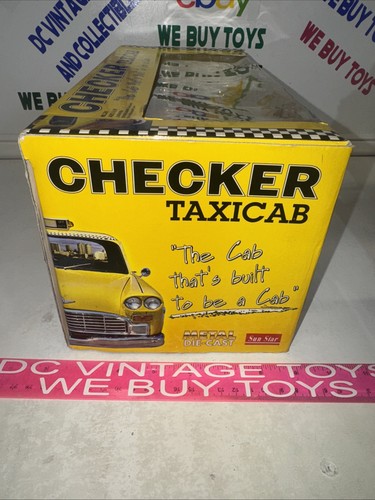 Sun Star 1 18 1981 New York City N.Y.C. Checker A11 Taxi Cab Yellow Item # 2501. - Picture 8 of 24