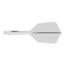 CUESOUL ROST 77 Integrated Dart Shaft and Flight,Slim Shape-Ice-Blue logo