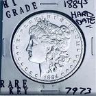 1884 S MORGAN SILVER DOLLAR HI GRADE GENUINE U.S. MINT RARE KEY COIN 7973