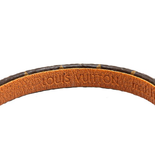 LOUIS VUITTON Monogram BRACELET LV TRIBUTE bracelet M6442 Women 【Used】 - Picture 5 of 8
