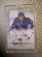 2024-25 Upper Deck Sp Authentic Matt Rempe Future Watch Auto /999