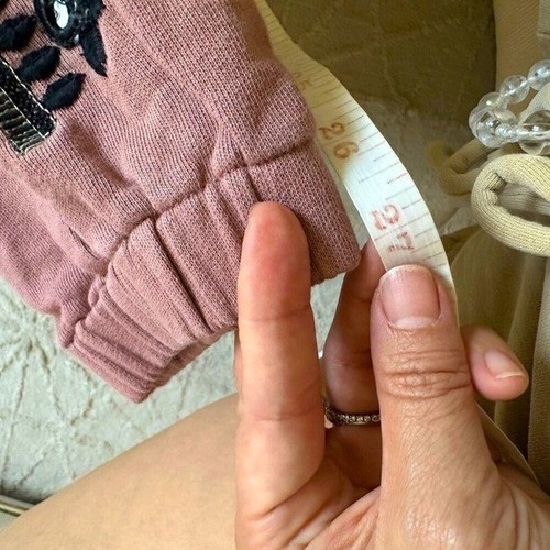 Free People Fez bestickte Haremshose Jogginghose Jogger Freizeit Boho Hose S - Bild 9 von 10