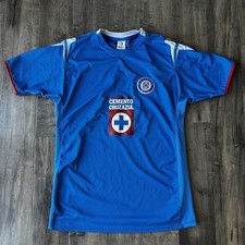 Mexico Cruz Azul Soccer Jersey Mens Size Medium