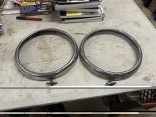 Vintage 1933-1934 Ford Twolite Headlight Trim Rings Coupe Sedan Roadster