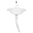  Mini-Wandwaschbecken: 12 Zoll großes, platzsparendes, schwebendes Waschbecken –