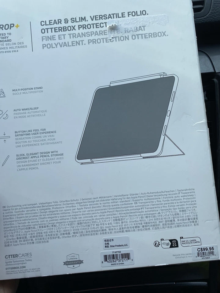 Funda OtterBox Symmetry Series 360 para iPad Pro 12.9" 3ª Generación - Después Foto 3 de 3
