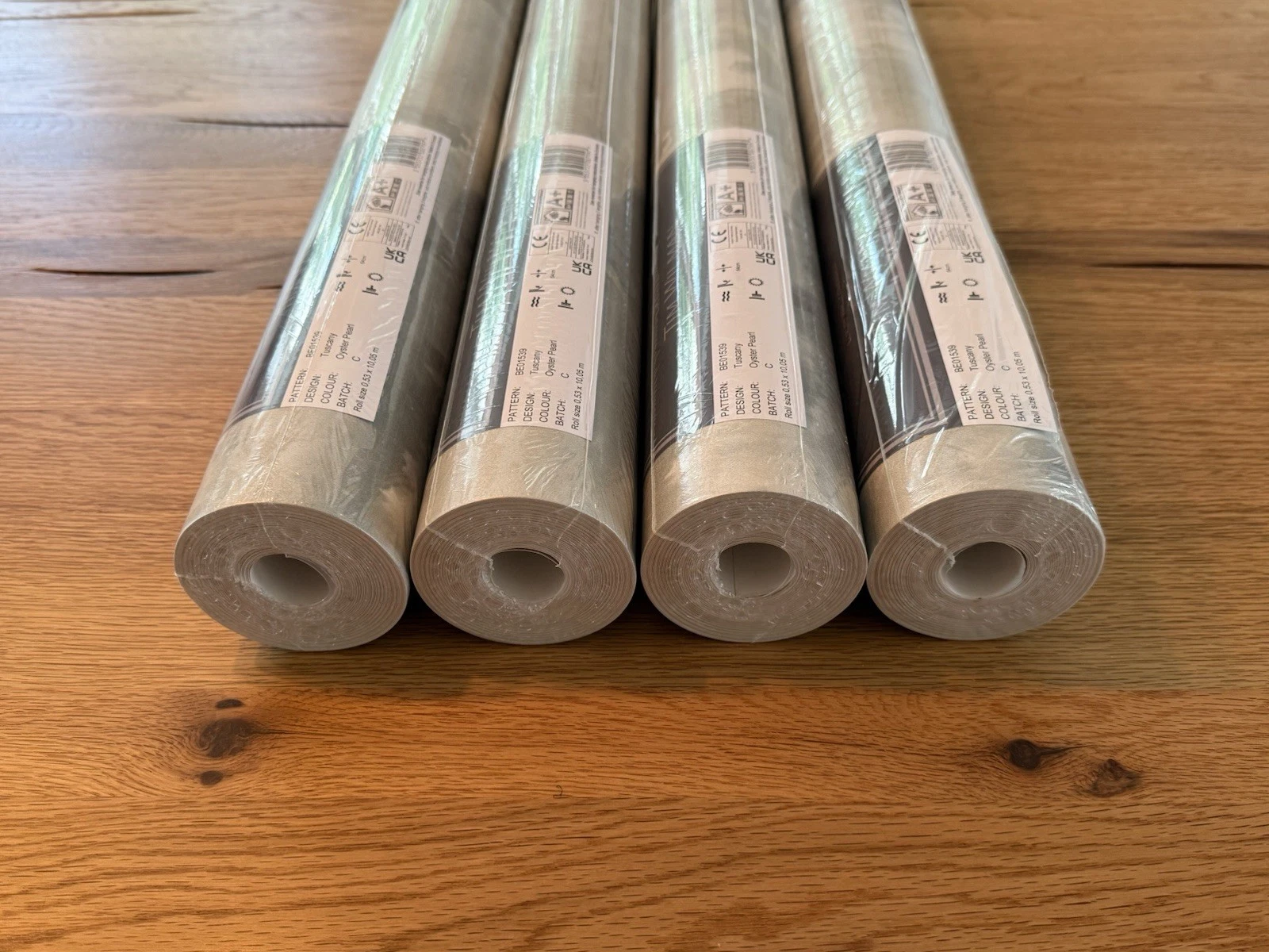 4 Rolls Bellagio Tuscany Wallpaper Oyster Pearl BE01539 SketchTwenty3 Brand New 6