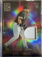 2022 Panini Capstone Rookie Materials Jake Burger #RM-JB (MEM, RC)