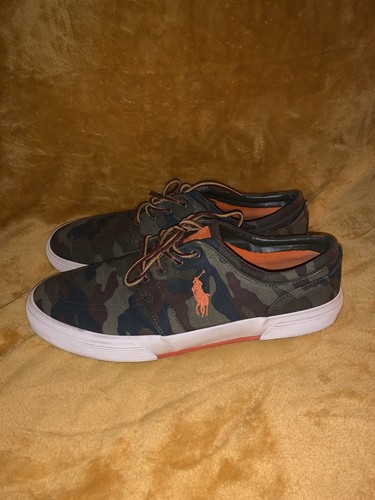 Polo Ralph Lauren Faxon Low Camouflage Gr. 11 Sneaker Herrenschuhe Pony "