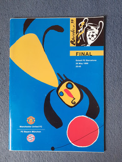 1999 Champions League Final BAYERN MUNICH v MANCHESTER UNITED Football Programme