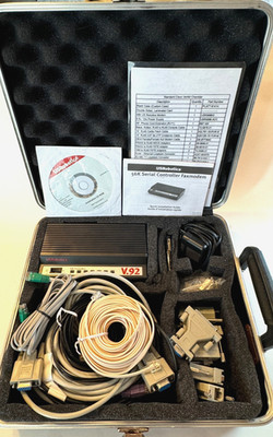 US Robotics 56K Serial Controller Faxmodem Kit Set USR5686G Hard Case, Cords