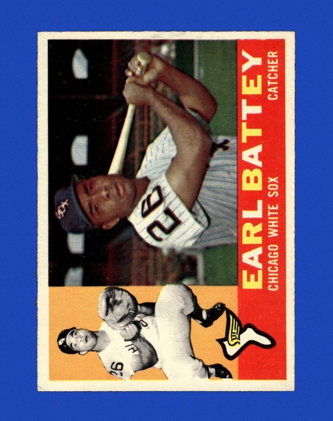 1960 Topps Set-Break #328 Earl Battey EX-EXMINT *GMCARDS*