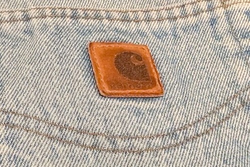 Carhartt B180STW Herren Jeans 36x32 (31" Actual) Distressed Denim Light Wash Hose - Bild 19 von 20